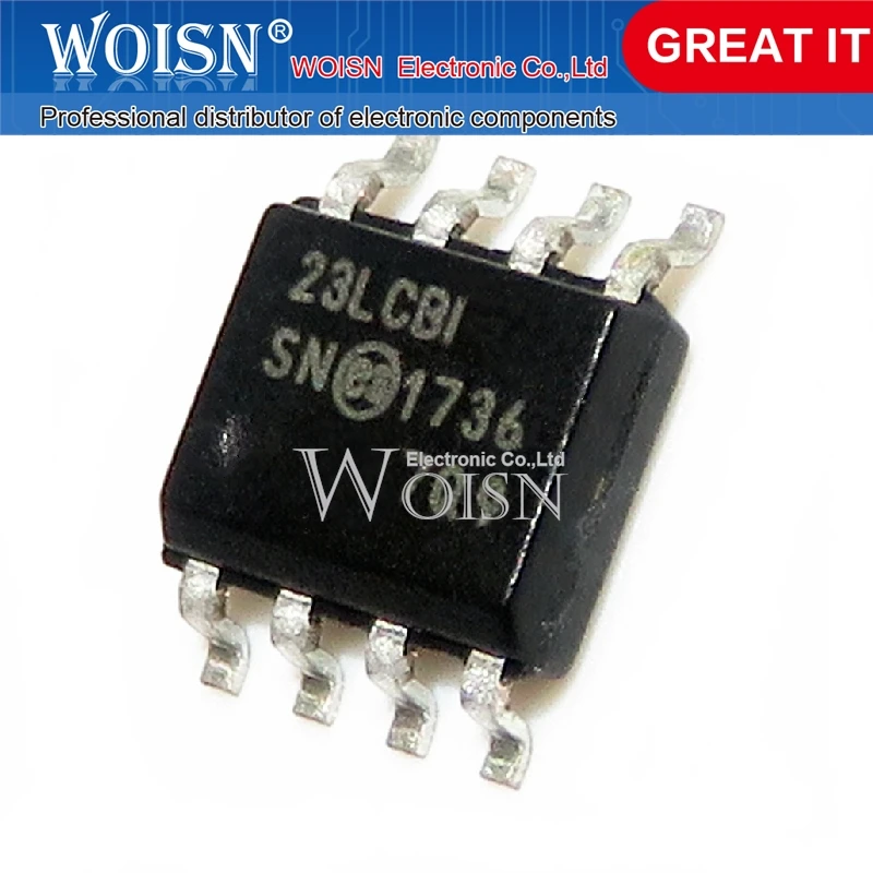 

5PCS 23LC1024-I/SN 23LC1024 23LCBI SOP-8