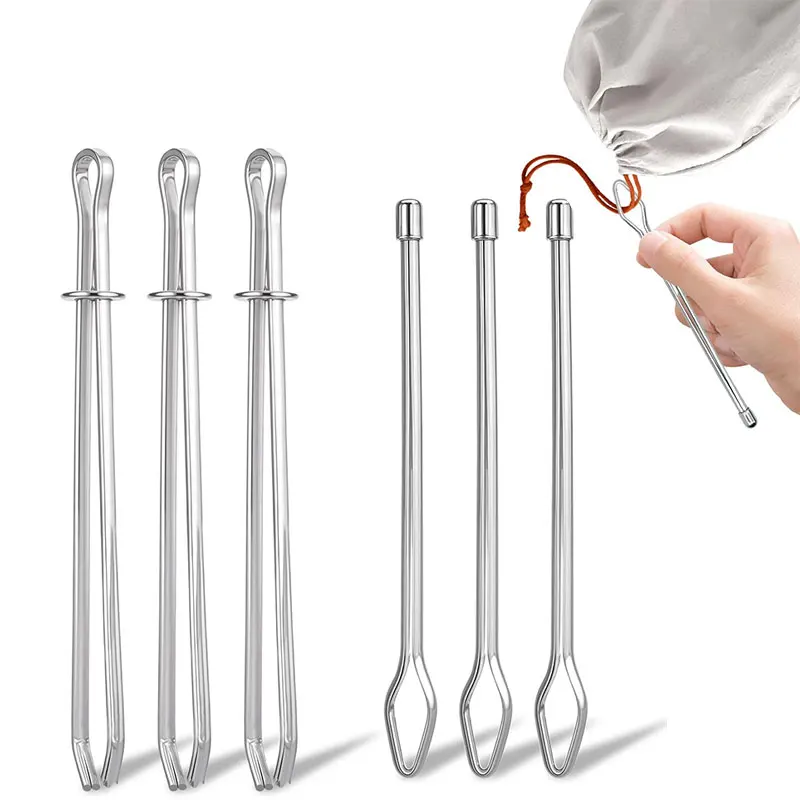

5pcs Garment Clips Multi-Functional Cross Stitch Craft Threader for Elastic Band Wear Rope Clamps Sewing DIY Tool (High Quality)