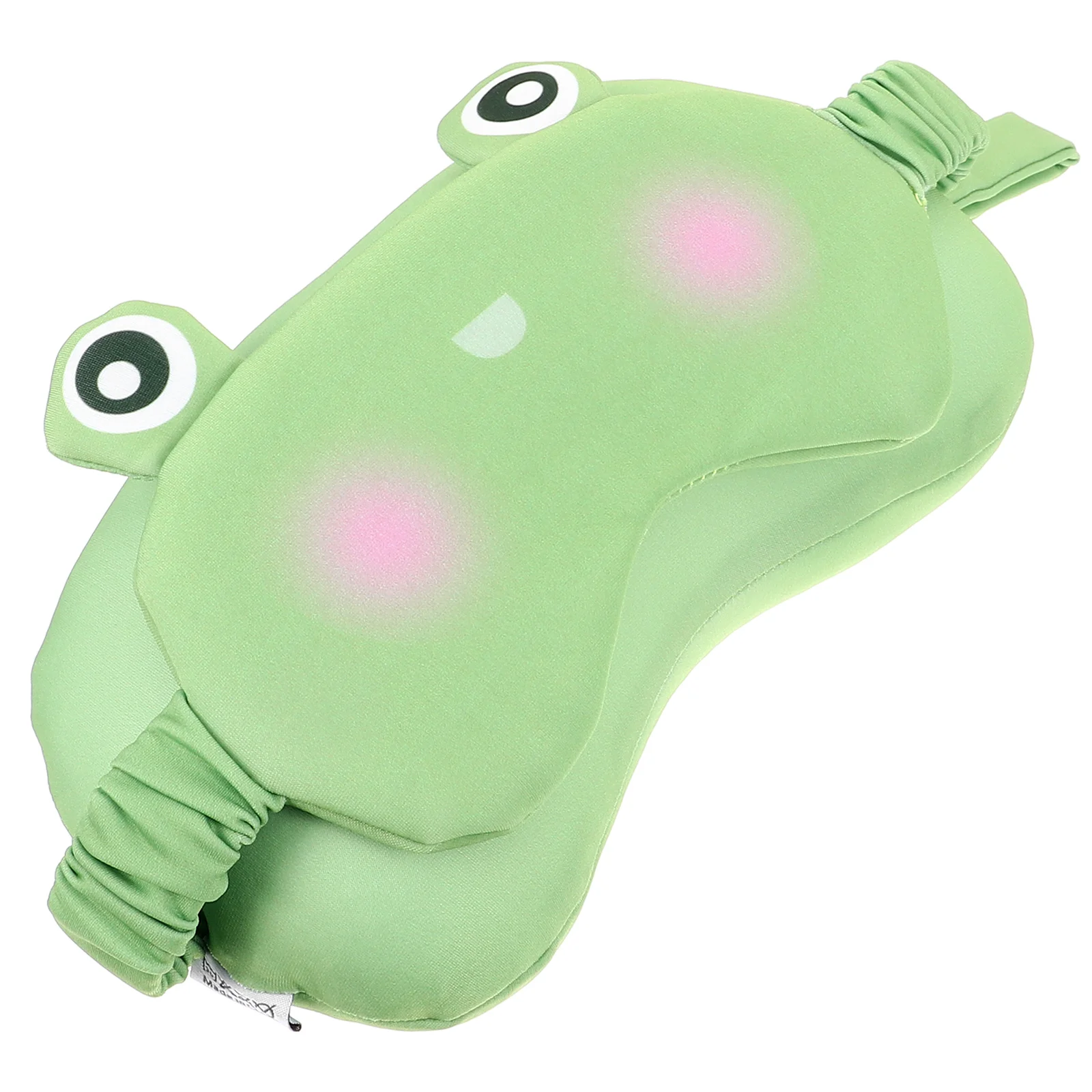 

Cervical Pillow Head Support Animal Neck 2 in 1 Eye Mask Plush Travel Green Sleeping Cover Office