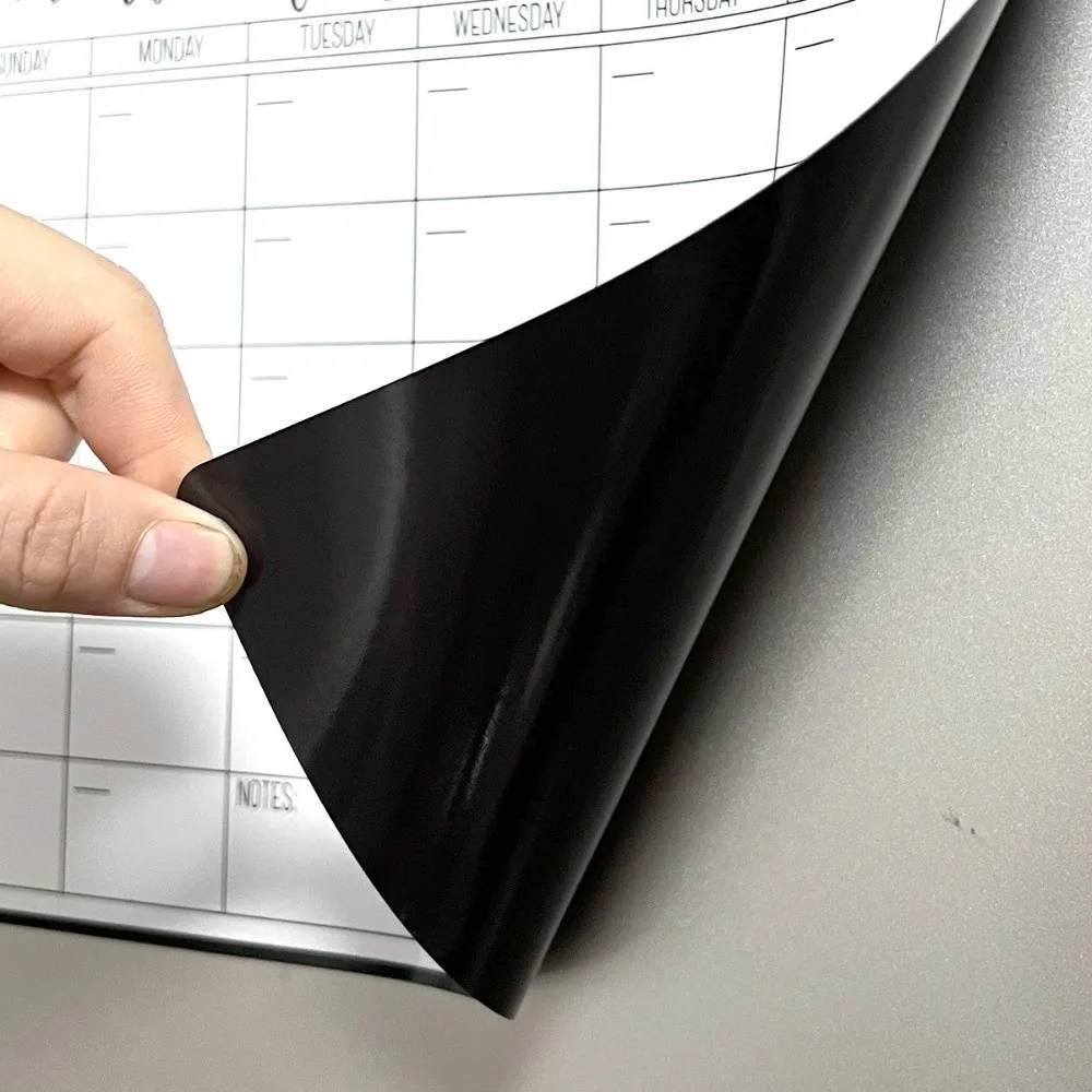 New Magnetic Dry Erase Calendar Easy Clean Wall Mount Monthly Planner Reusable Fridge Message Board Classroom Use
