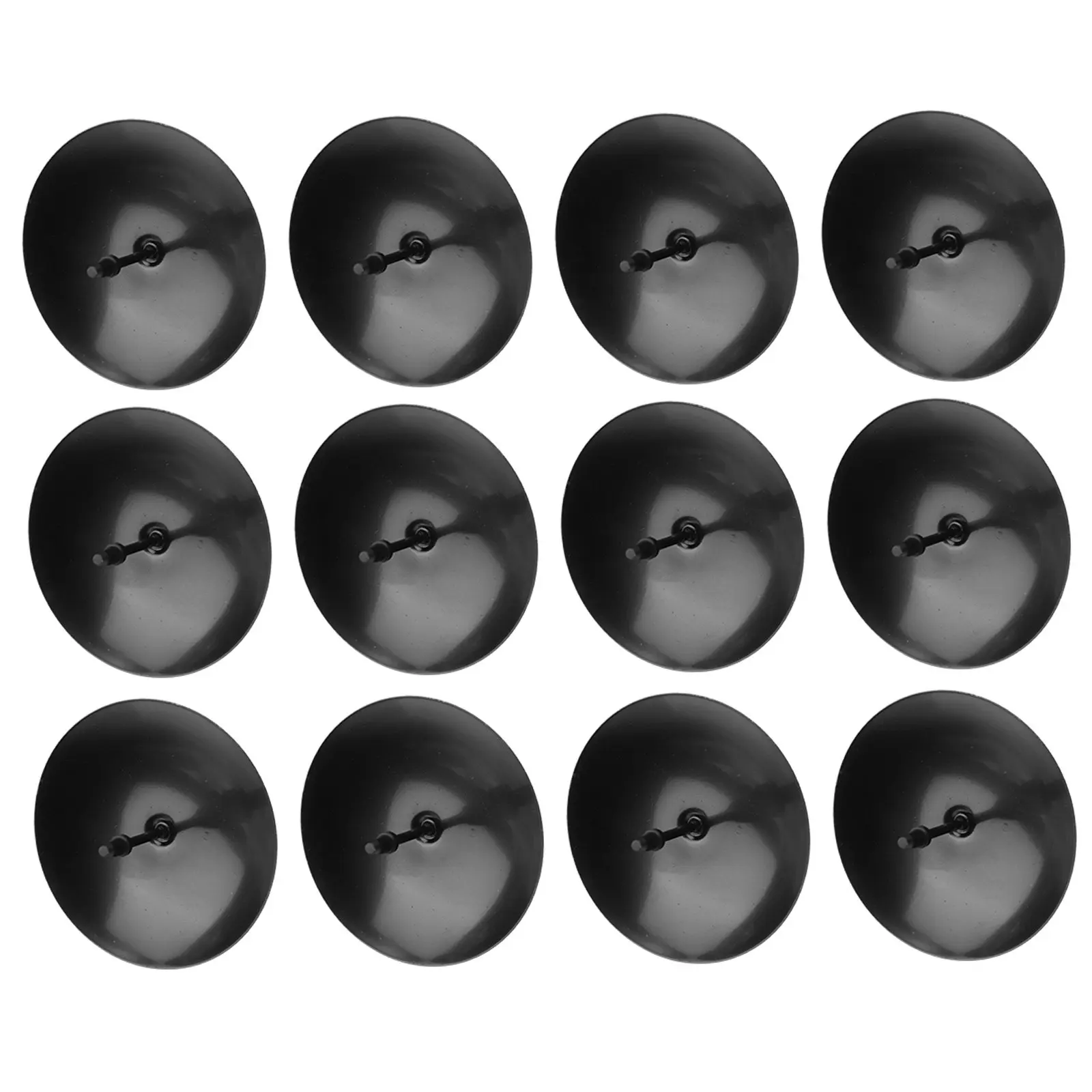 12Pcs Elegant Black Iron Wreath Fixers Large Diameter Holders for Advent Christmas Thanksgiving New Year