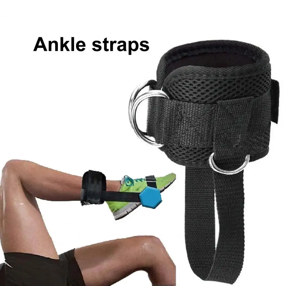 Adjustable Ankle Straps T-lock Adapter Sports Ankle Strap Comfortable Padded Cuff for Taekwondo Leg Strength for Enhanced