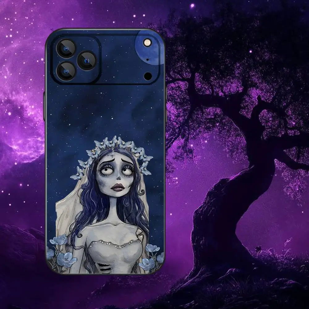 Funda de teléfono C-Corpse B-Bride Victor para iPhone 17,16,15,14,13,12,Pro,Max,Plus,E,SE4,Air,Mini caja suave negra
