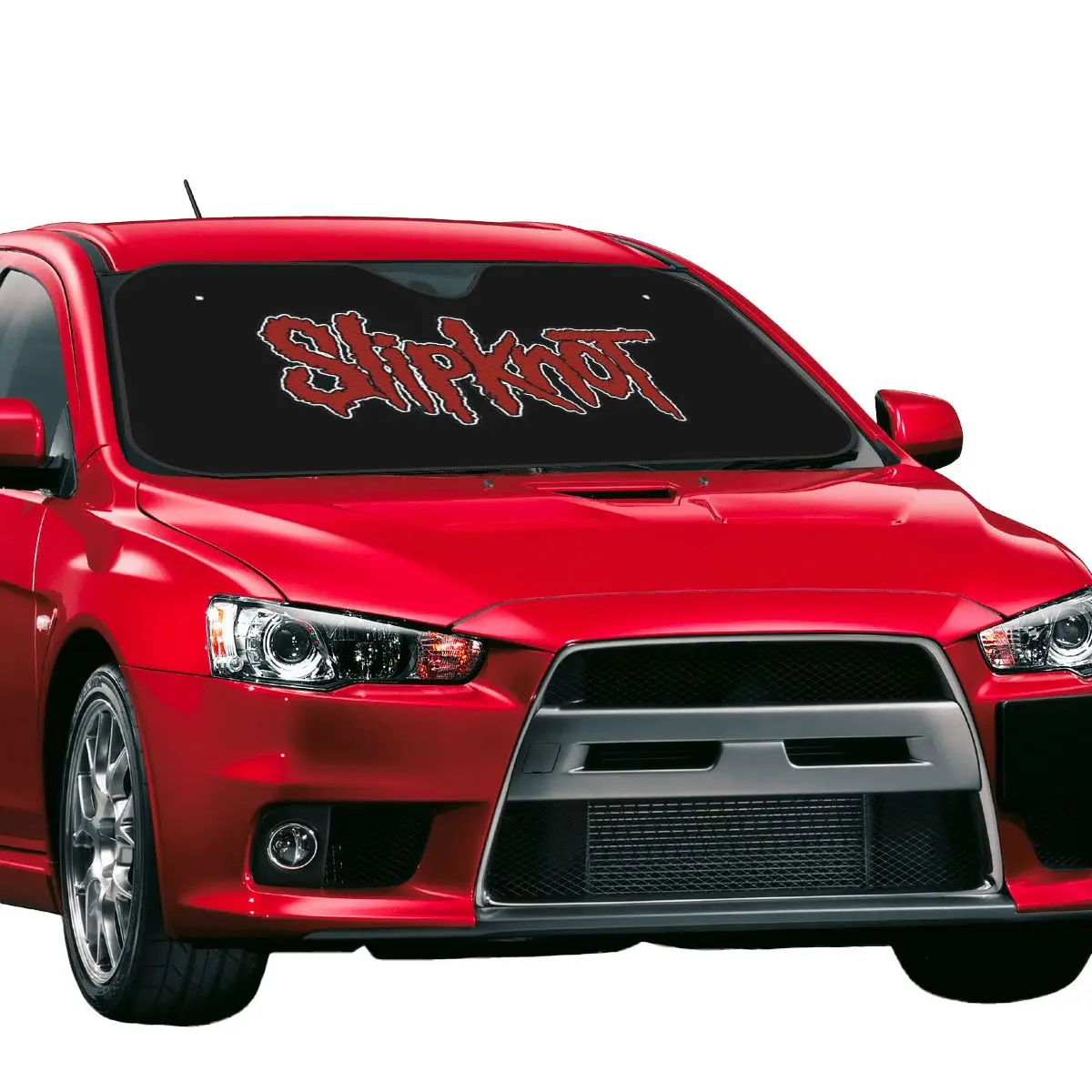 Rock S-Slipknots Heavy Mental Sunshade Windscreen Funny Cover Front Block Window Car Window Windscreen Cover Car-styling