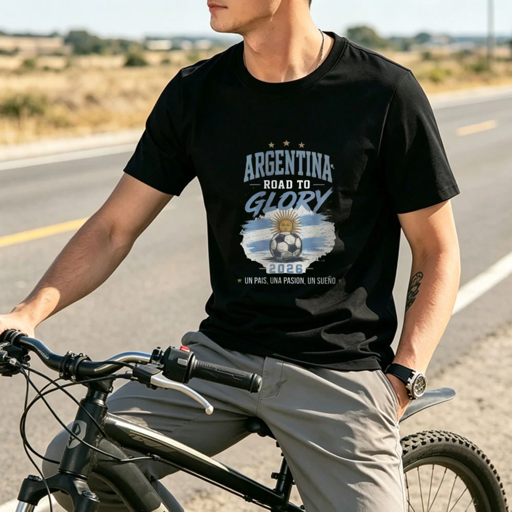 Argentina Road to Glory Soccer Shirt Vintage Football Fan Tee 2026 Match Day Tee Men Women Soccer Player Supporter Clothing