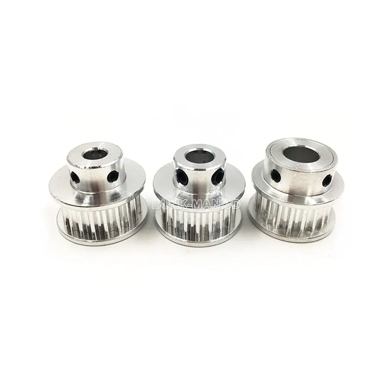 GT3 sabuk Timing aluminium 20 gigi, Diameter dalam katrol 5mm/6.35mm/8mm untuk lebar sabuk 6mm/10mm 3GT 20 T roda gigi katrol