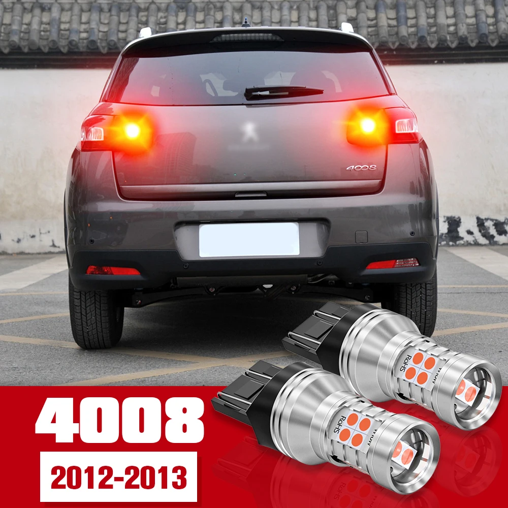 

2pcs LED Accessories Brake Light Bulb Lamp For Peugeot 4008 2012 2013