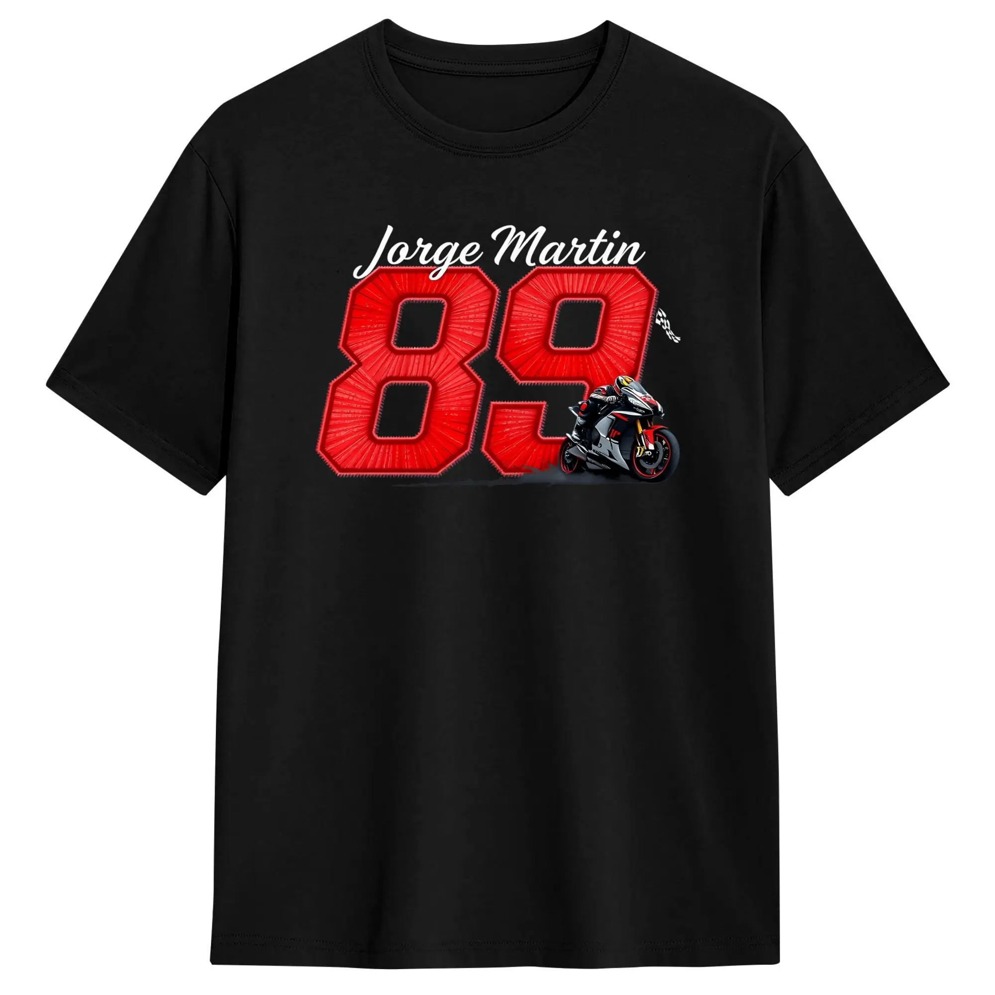 Jorge Martin 89 T-Shirt Summer  Trendy Cool T Shirts 100 Cotton O Neck Plus Size Top Tees Short-Sleeve Y2K Funny Tops