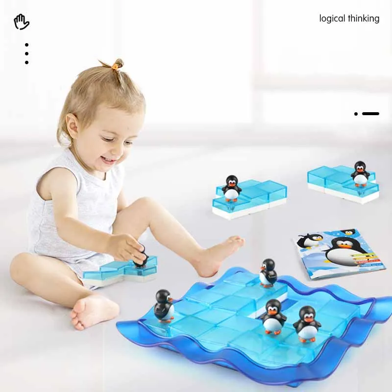 Penguins On The Antarctic LabyrinthProblem Solving Toys Logical Thinking Logic Training Parent-child Interaction Tabletop Game