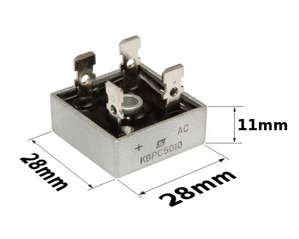 2PCS KBPC5010 Diode Bridge Rectifiers Diodes 50A 1000V Electronic Components image 5