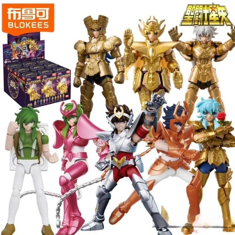 

BLOKEES St. Saint Seiya Building Block People Multi-Star Edition Gold Zodiac Fourth Virgo Sharjah Gemini Legend Model Toy Gift