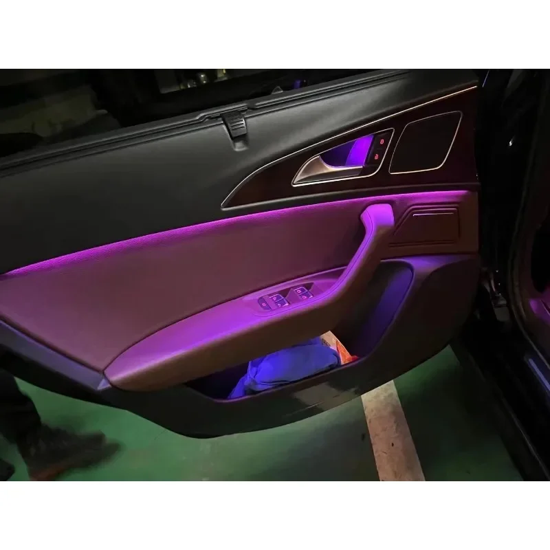 

For Audi A6 A7 C7 Car Interior Light ambient light ac vent audi interior car led strip lights