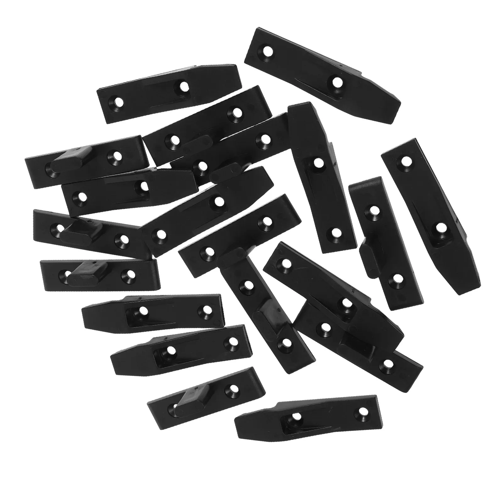 10Sets Roman Column Style Plastic Panel Joint Fasteners Quick Connect Concealed Bracket Hardware for Furniture Wardrobe Wall