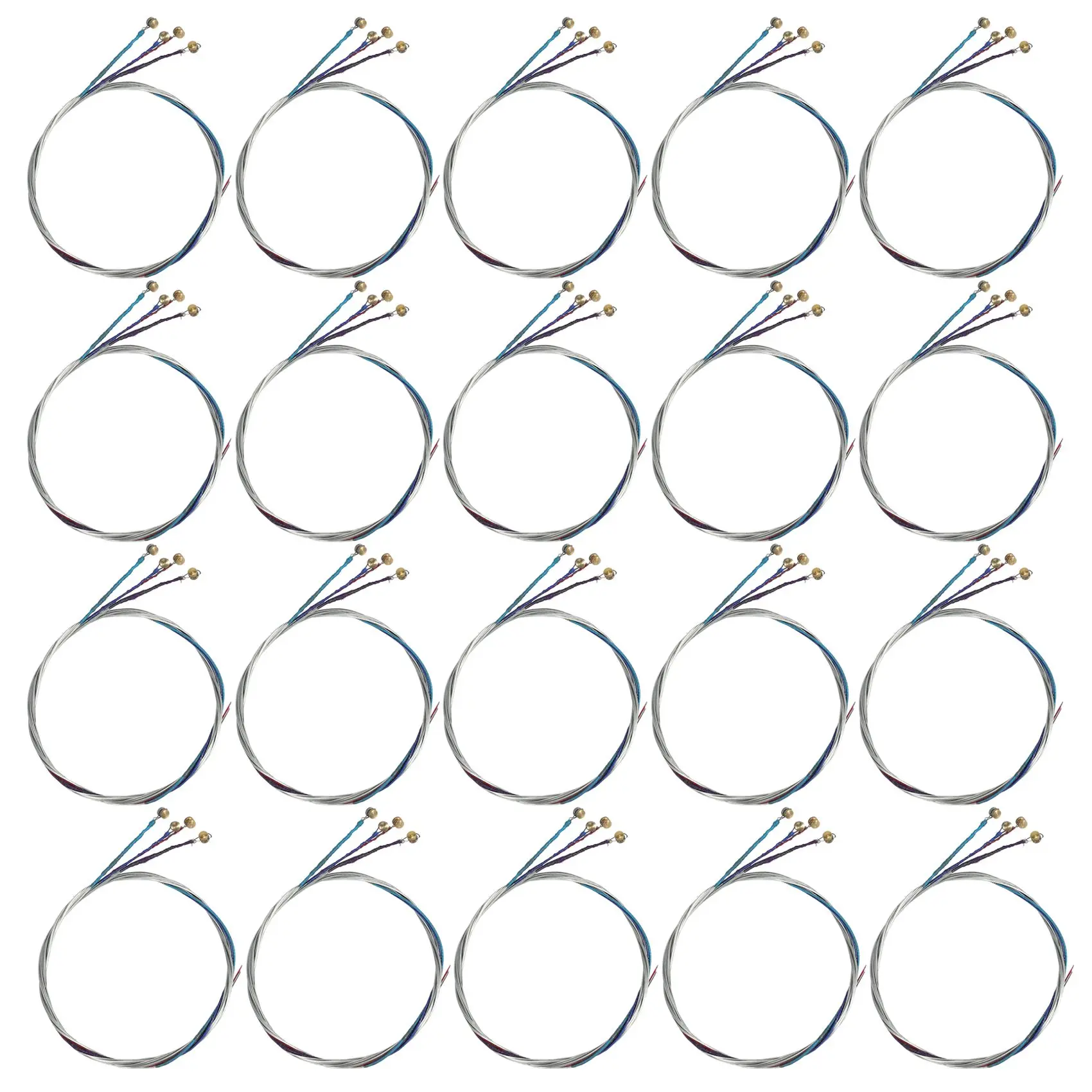 HOES-80Pcs A Set Of Violin Strings E-A-D-G Core Steel+Nickel Wound Exquisite Stringed Musical Instrument Parts Accessories