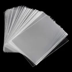 100 Stück/Set Brettspiel Karten halter Schutz Tasche transparente Karten hülle ID Kredit Visitenkarten Schutz für Party Familien spiel