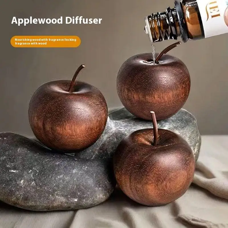 1Pcs Minimalist Wood Diffuser Aromatherapy Decor For Living Room Scented Ornament Lucky Gift Blessing Decor