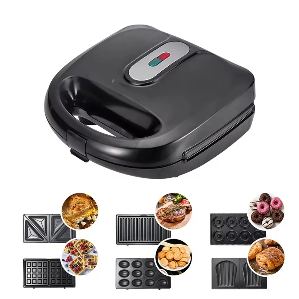 10 In 1 Detachable Sandwich Multifunctional Breakfast Machine Waffle Donut Cake Nut Maker