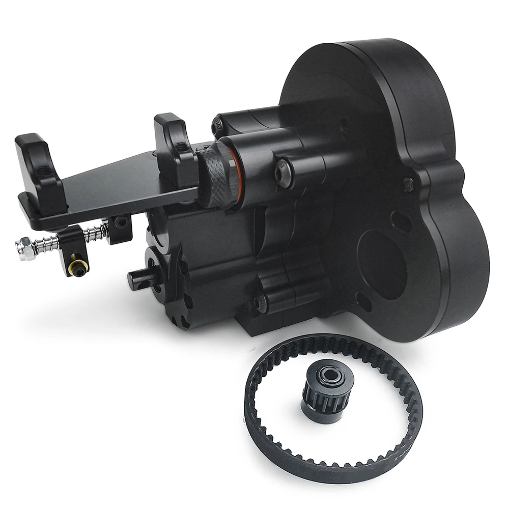 AXSPEED Metal 2 Speed Reverse Transmission Gearbox for Axial SCX10 Jeep Wrangler Wraith 90048 1/10 RC Crawler Car Truck Parts