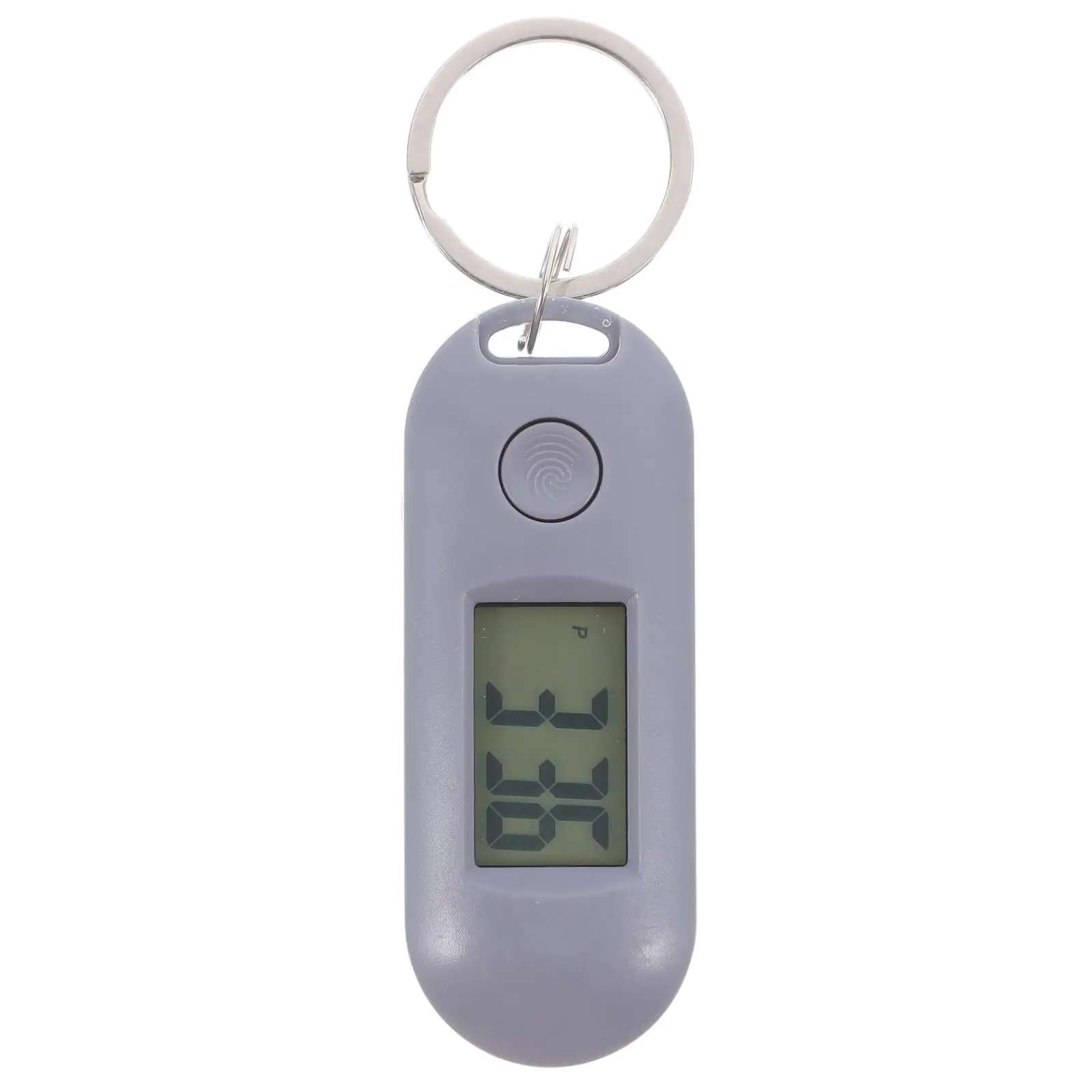 

Keychain Digital Color Silent Student Grey Plastic Hanging Mute Hanging Watch Key Ring Watch Accessory Watches