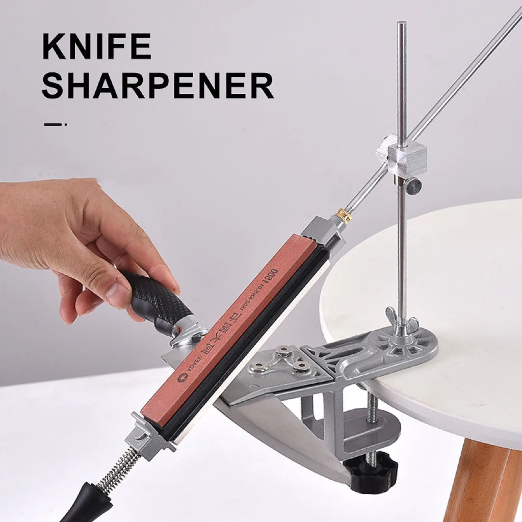 

Точилка для ножей Алмазный шлифовальный камень Кухонный нож Противоскользящая шлифовальная подставка Камень для заточки ножей Корунд