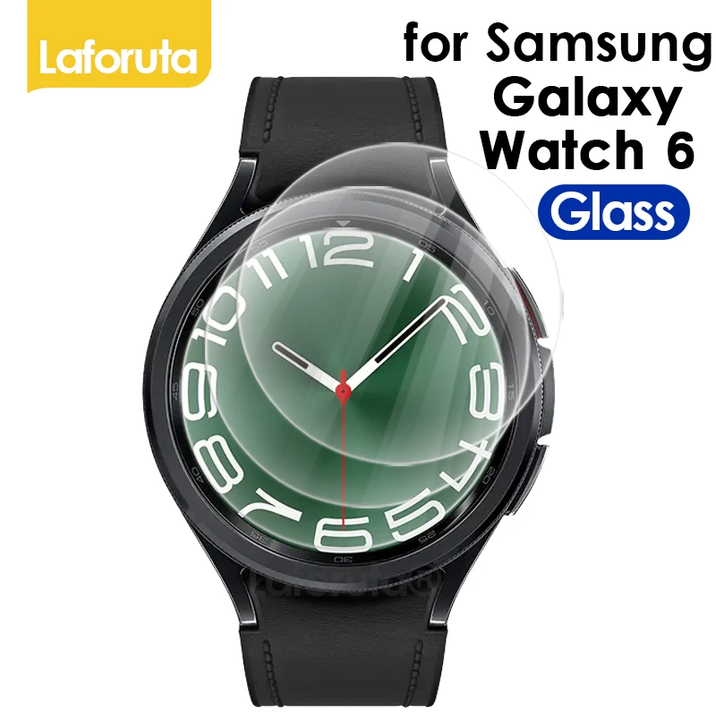 Tempered Glass for Samsung Galaxy Watch 6 Classic 43mm 47mm Gear S2 S3 Pro Watch 6 Watch 6 40mm 44mm HD Screen Protectors Cover