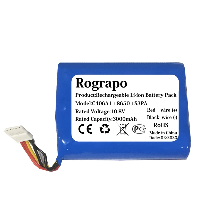 New 10.8V 3000mAh Bluetooth Speaker Battery For Marshall Stockwell II 2 Gen C406A1 3INR19/66