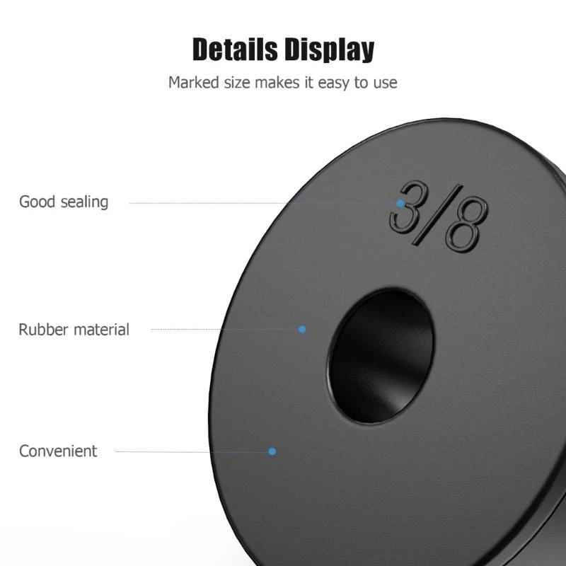 116Pcs Leak Fixing Rubber Washers Flat and Beveled Rubber Faucet Washers Sealing Gaskets with Screws Easy to Use L43B