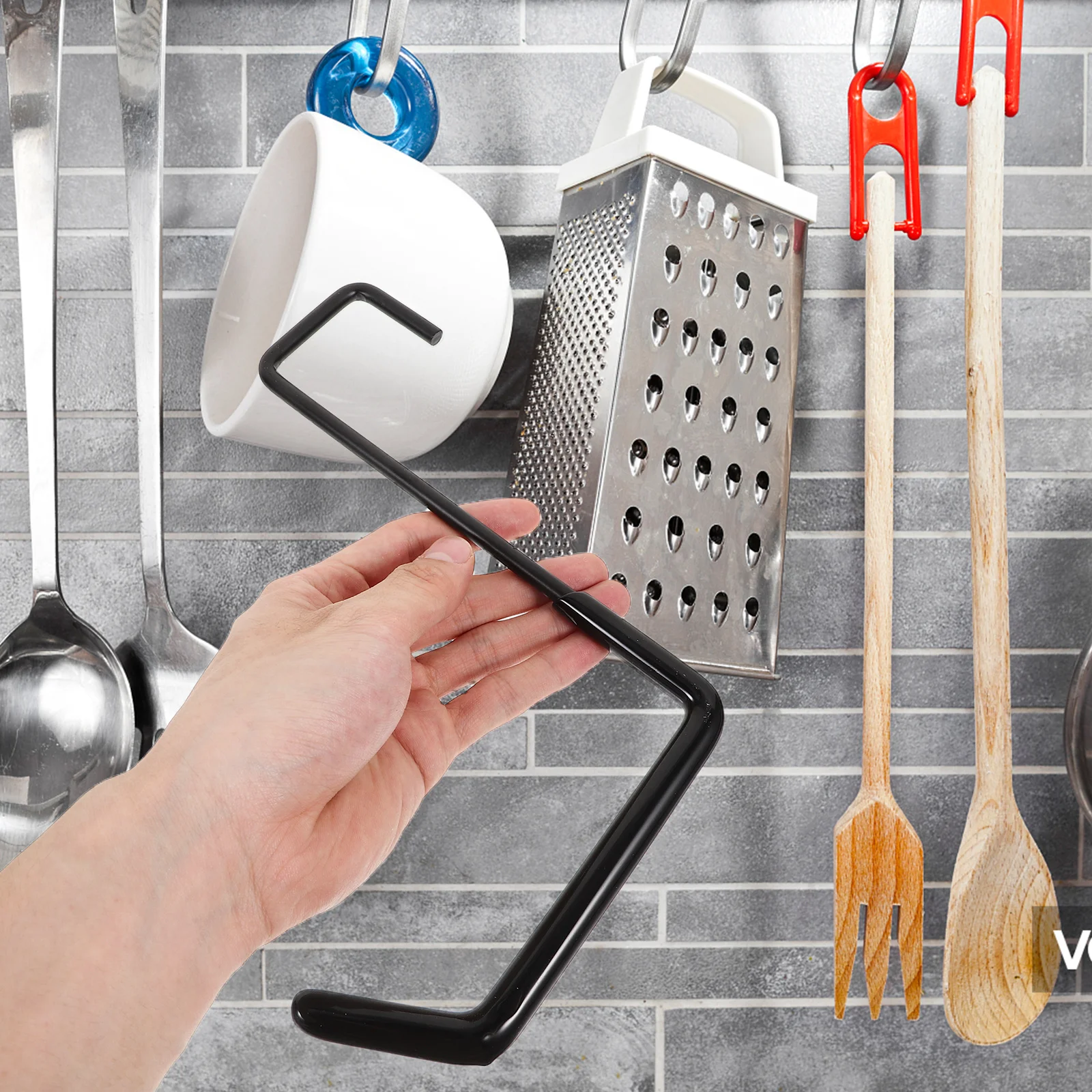 

Durable Heavy Duty S Hook Wall Mounted Garage Storage Organizer Rust-Resistant Iron Large Size Easy Hanging Ladders Bikes