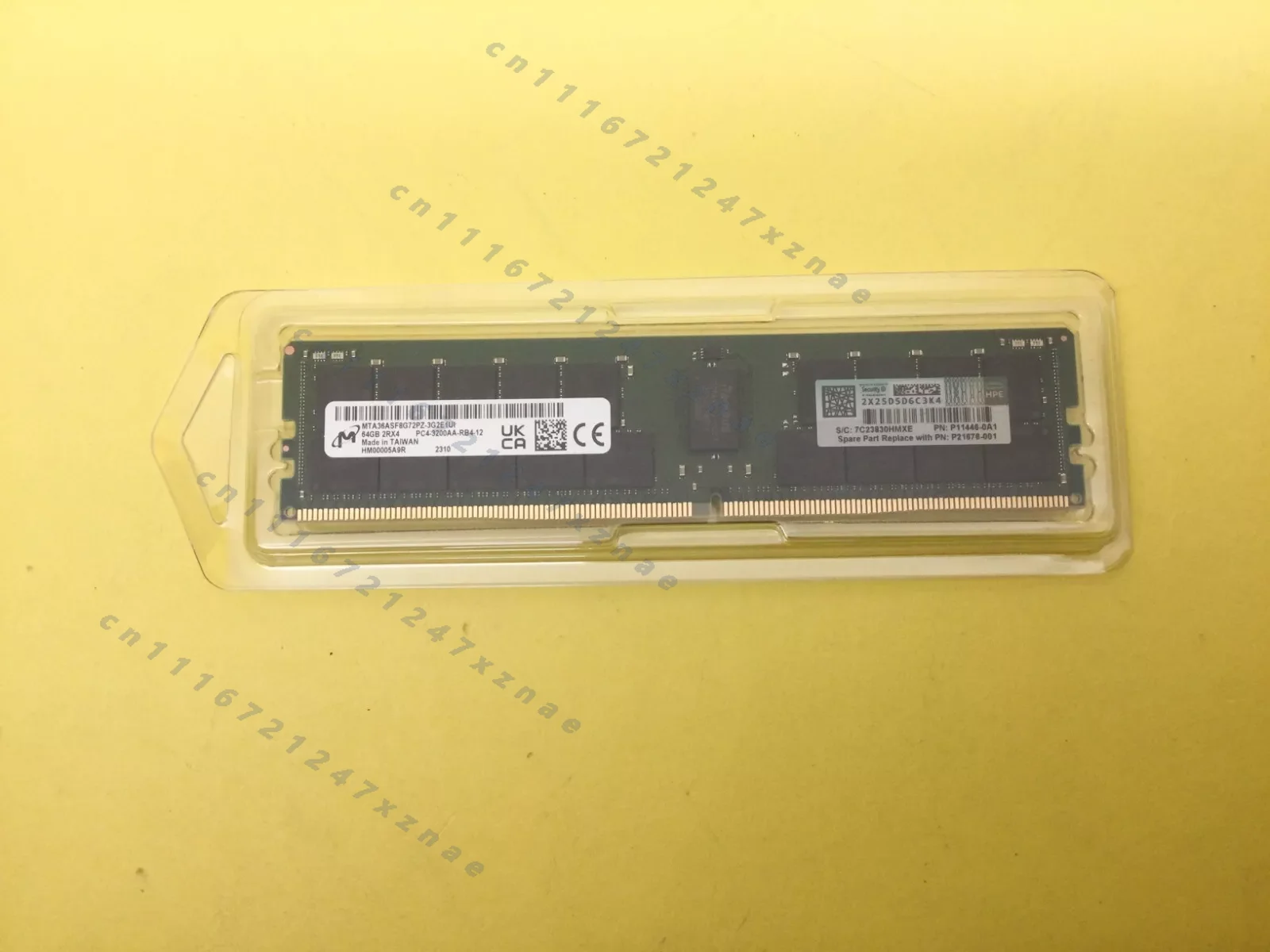 Fast Shipping, Dual Rank Smart Memory Module, HPE P06035-B21 64GB DDR4 3200MHz