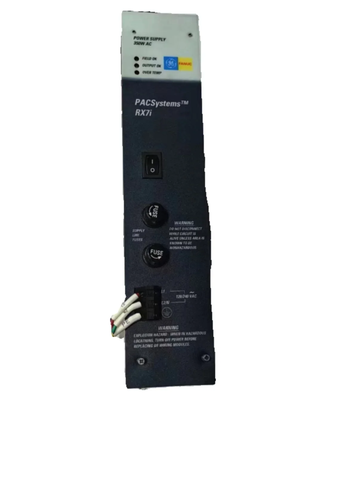 GE PLC مزود الطاقة IC698PSA350A التفاوض الفوري الأصلي