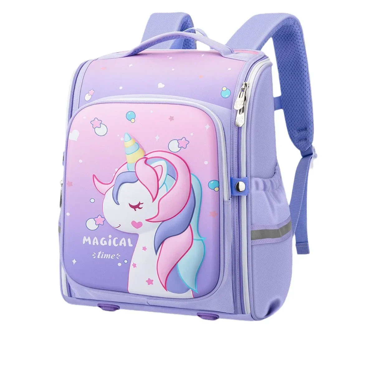 Elementary School Students Schoolbag Large-capacity 3D Three-dimensional Anti-splashing High-value Multi-functional Backpack