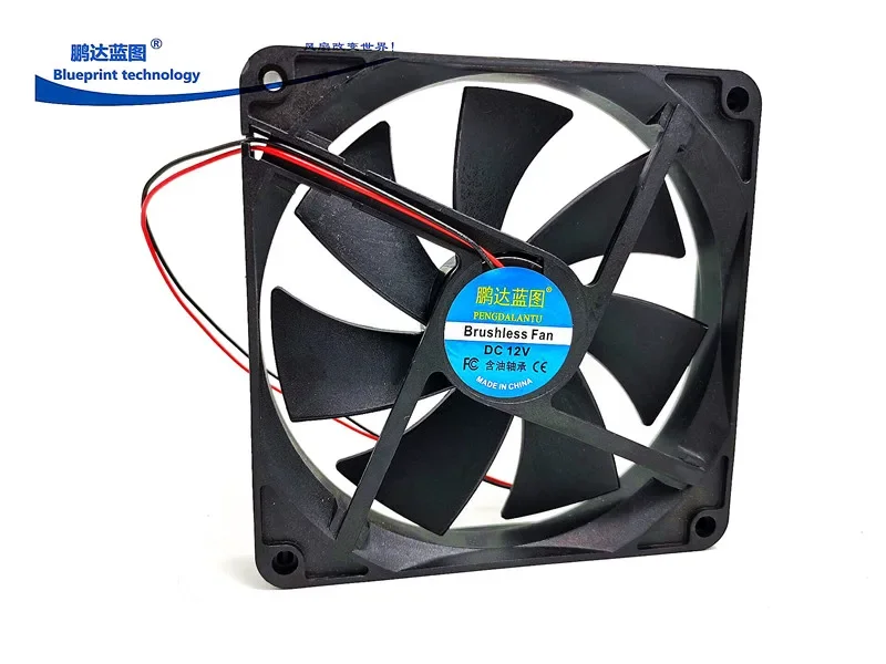 140*140*25MM New Mute Pengda Blueprint 14025 Double Ball Bearing 5v12v24v 14cm Computer Case Cooling Fan