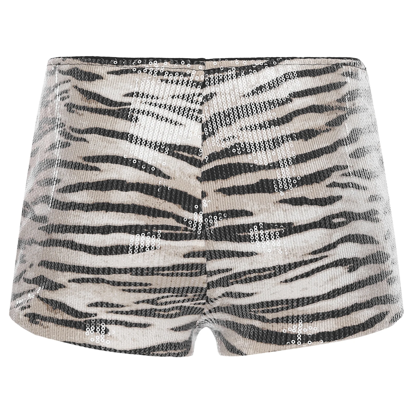 شورت نسائي لامع لامع مع ملابس رقص متعددة الاستخدامات لامعة وآمنة للعروض والمناسبات الخاصة #5