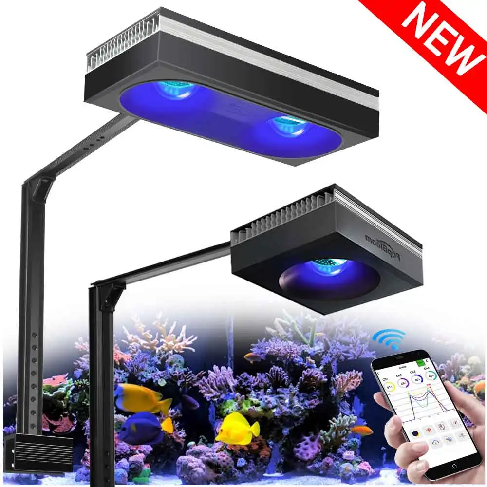 Новый PopBloom WiFi Reef Aquarium Light RL60/RL90/RL180, профессиональная морская лампа для аквариума Reef Coral SPS/LPS Nano Aquarium