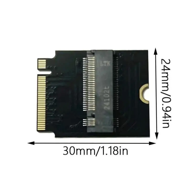 652F M.2 PCIE محول لـ ROG 13 تحويل كمبيوتر محمول 2230 إلى 2280 لوحة التوسع في محرك الأقراص الصلبة SSDS NVME