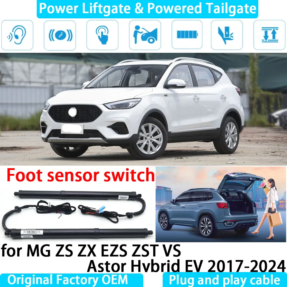 

for MG ZS ZX EZS ZST VS Astor Hybrid EV 2017-2024 Automatic Electric Power Liftgate Powered Tailgate Strut Tail Gate Lift System