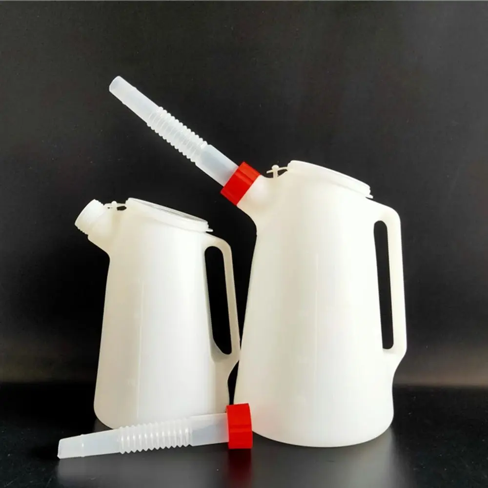 Plastic Oil Measuring Jug 1.2/2/3/4/5 Litre with Pouring Spout Container Oiler Plastic Oiler Oil Pot For Car Motorcycle