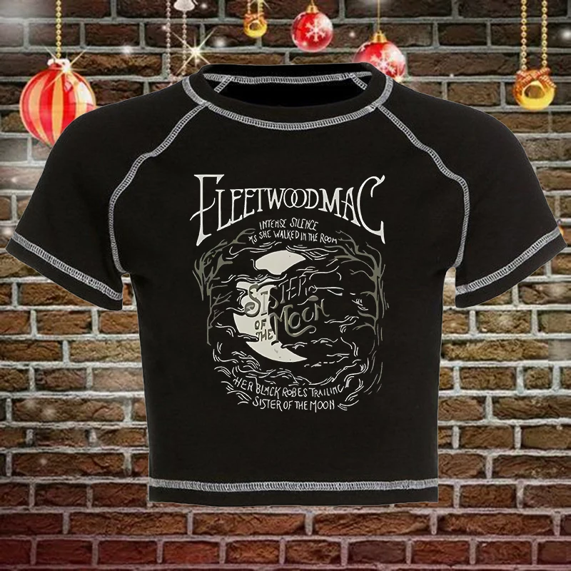 

Harajuku Aesthetics Gothic Y2k Топ женский хип-хоп панк креативный комический узор футболка с принтом модная уличная футболка с короткими рукавами