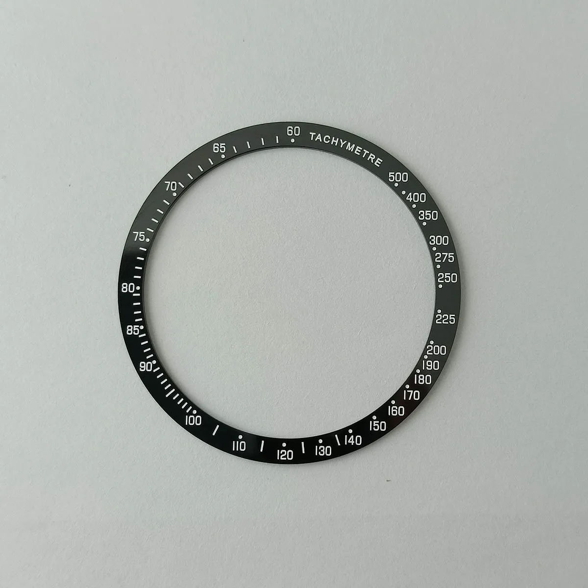 Flat Ceramic Bezel Insert 39.0mm*33.2mm Watch Replacement Watch Parts No Lumious