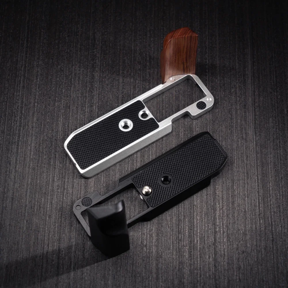 New For YUWOOD Solid Wood L Hand Grip 50g Ultra Light Multifunctional Aluminum Alloy Base Suitable for Fujifilm X-M5