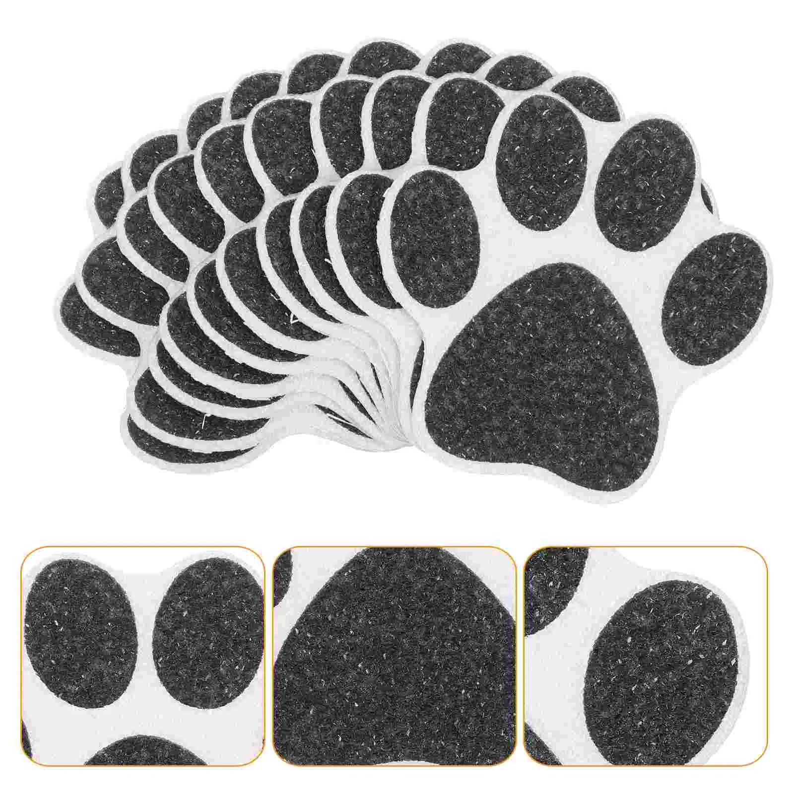 10 Pcs Footprint Anti-slip Stickers Animal Bath Mat Shower Grip Non Tub Non-slip for Adults Peva Tomorrow Baby Toddler