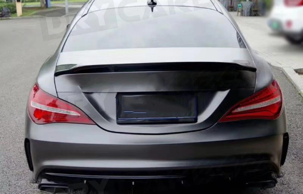 

Carbon Fiber Rear Spoiler Trunk Wings Ducktail Spoiler Wing For Benz CLA Class CLA45 W117 C117 CLA 200 250 260 Sedan 2013-2018