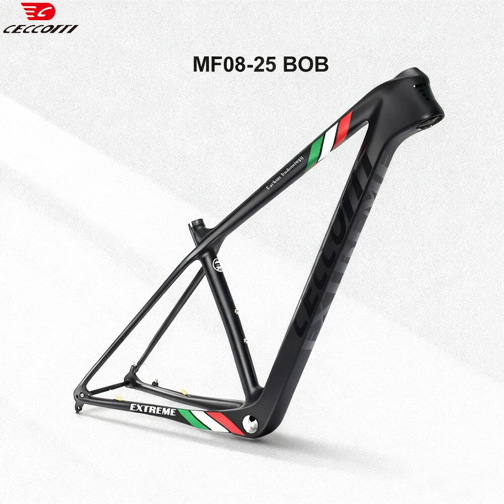 CECCOTTI T1000 Carbon MTB Bike Frame 29er 12x148mm Boost Internal Routing BSA Hardtail Mountain Frame Hot Sale