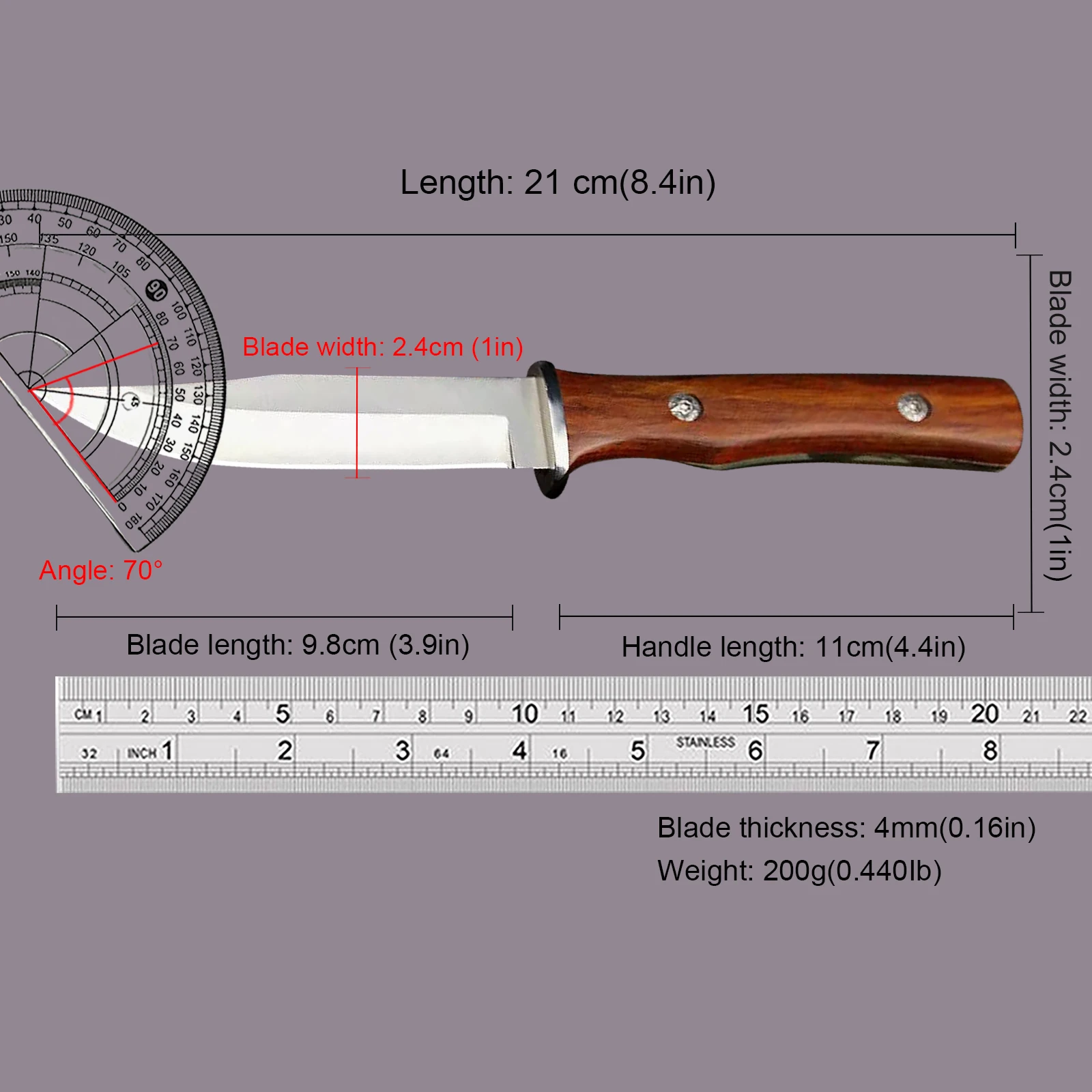 Japanese outdoor straight knife fishing knife jungle hunting knife outdoor sharp tactical knife slicing bone cutter