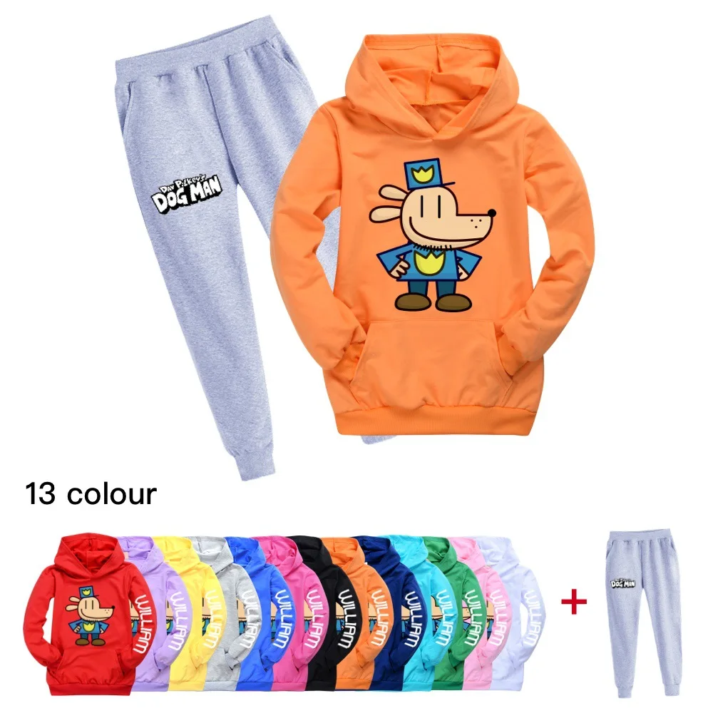 

Children DOGMAN 3D Printing Cotton New Child Tracksuit Autumn Clothing Sets Boy Girl Clothes Kids Hooded T-Shirt Pants Suits2221