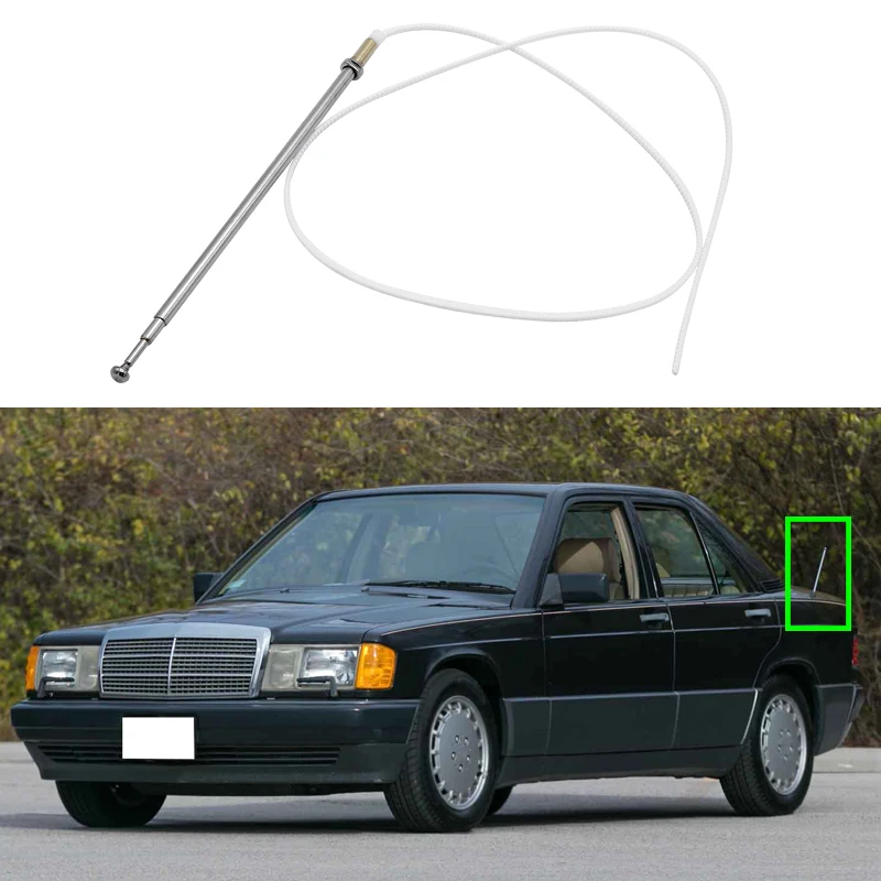 Car Antenna Mast Rope for Mercedes-Benz W124 W126 W201 C107 R107