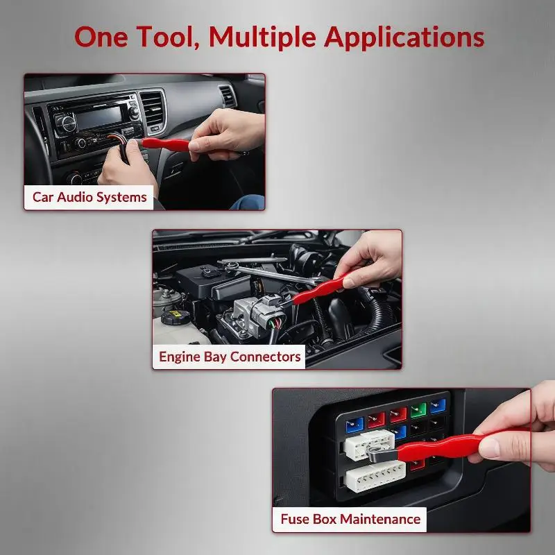 

Portable Automotive Terminal Removal Tool Universal Electrical Connector Separator 1Pc for Travel Car Emergency Repair