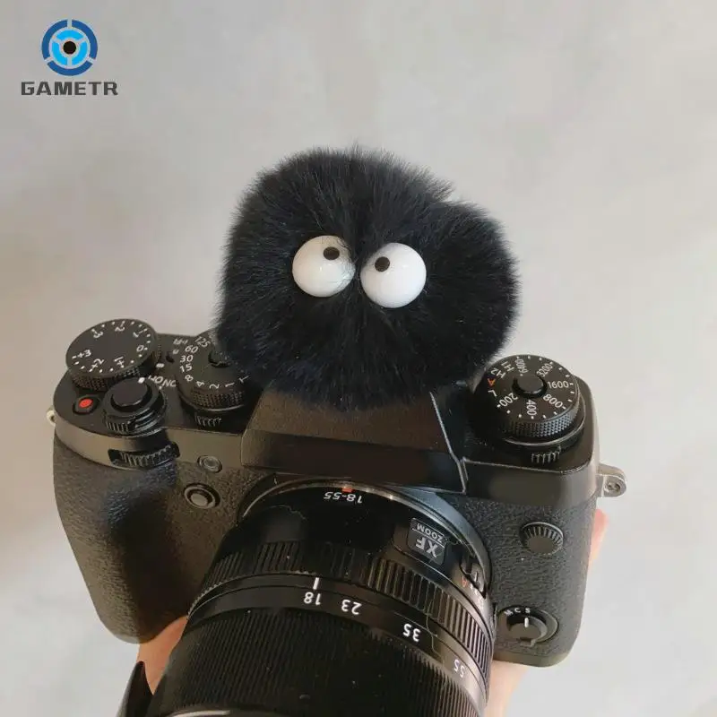 Cute Cartoon Camera Protection Cover, Hot Shoe Cap, Dustproof, Boneca de pelúcia, SLR, Acessórios, 1Pc