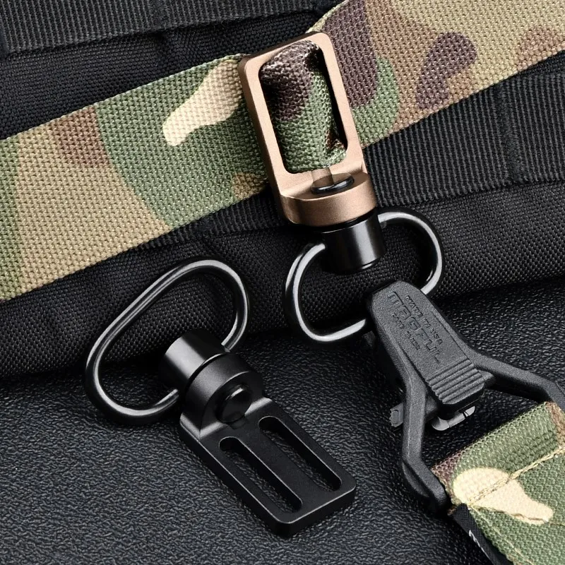 WDASN Metal QD Buckle Converts 1Inch Buckle Tactical Outdoor Hunting Airsoft Equip Accessories Between 2 To1 Point On The Tripod