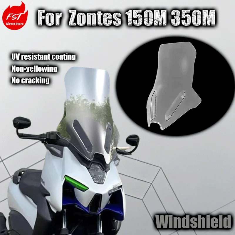 

For Windshield extension plate/rain guard suitable for upgrading a zontes 150M to a zontes 350M